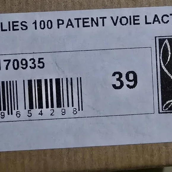 Christian Louboutin Pigalle Follies 100 Patent Milky Way - Picture 3 of 14